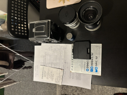 Hasselblad EL/M 500 plus 50mm/150mm lenses